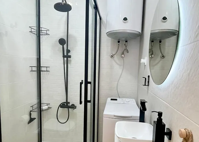 Shr057 Estudio Con Piscina Y Cerca De La Playa 아파트